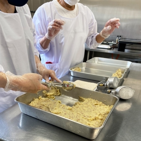 泉佐野市　就労継続支援B型　ぽじしょん　コロッケ　調理　楽しい